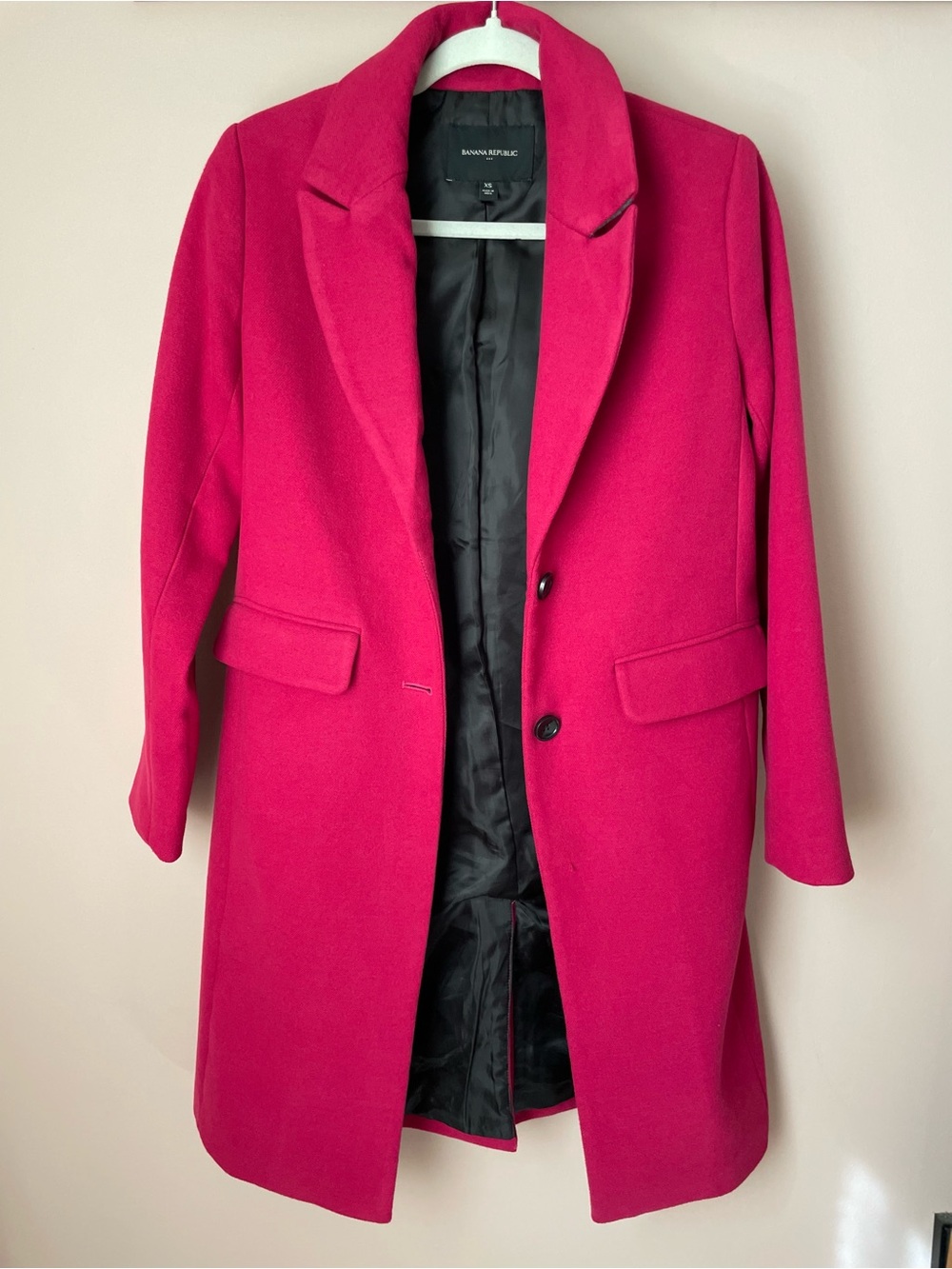 Banana Republic, Wool-Blend Single-Breasted Coat - Women’s XS